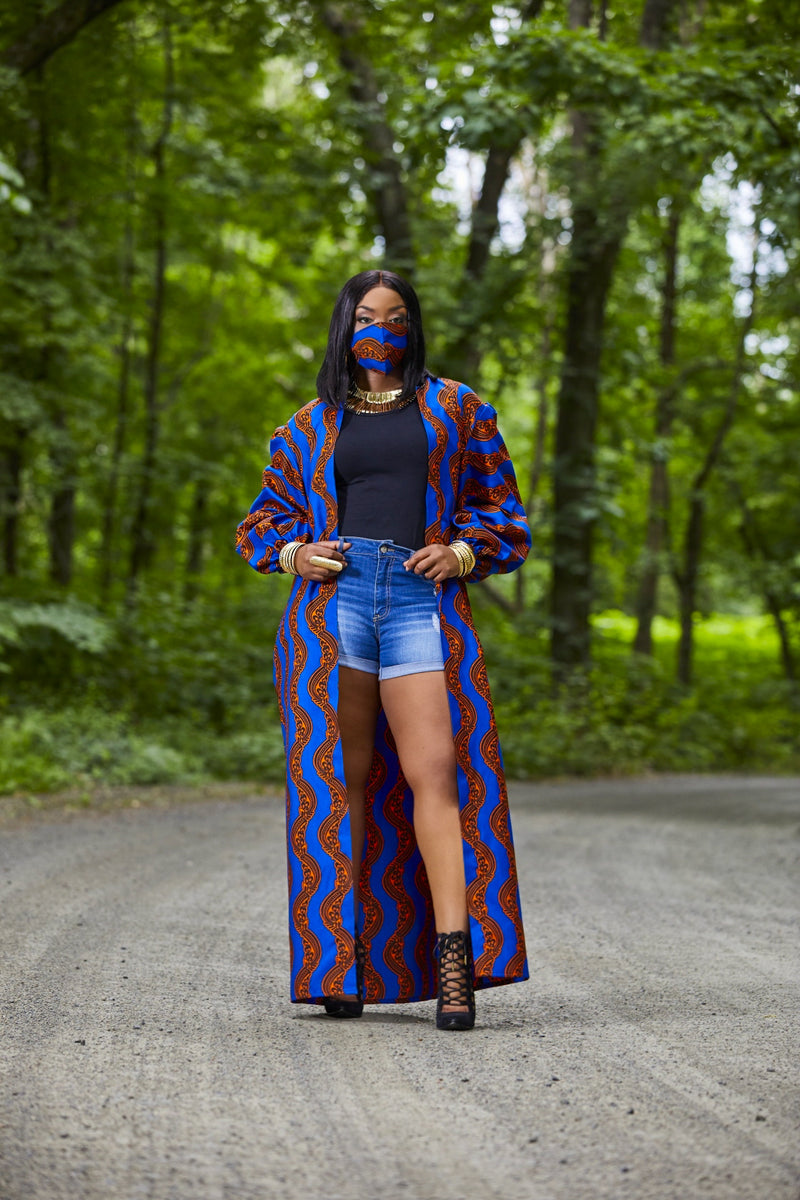 African Print Kimono – Zonya Campbell