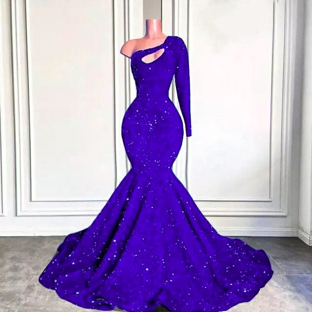 Purple goddess dress store