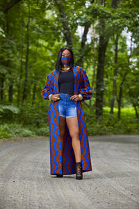 African Print Kimono