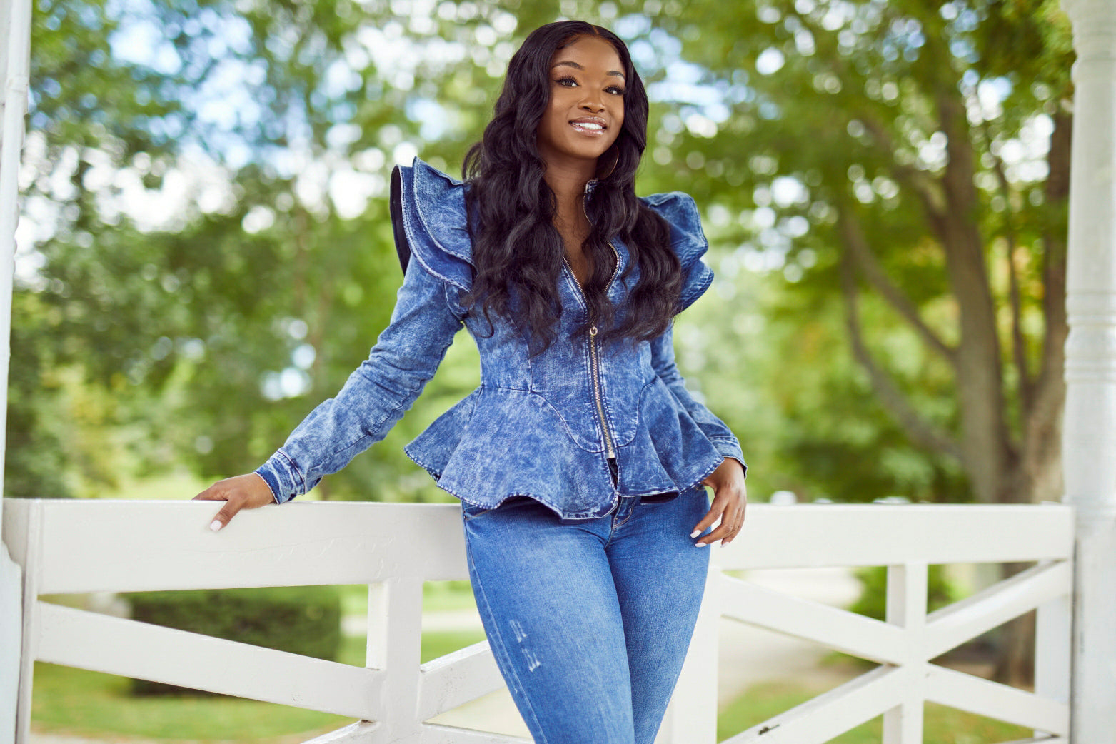 STATEMENT DENIM JACKET Zonya Campbell
