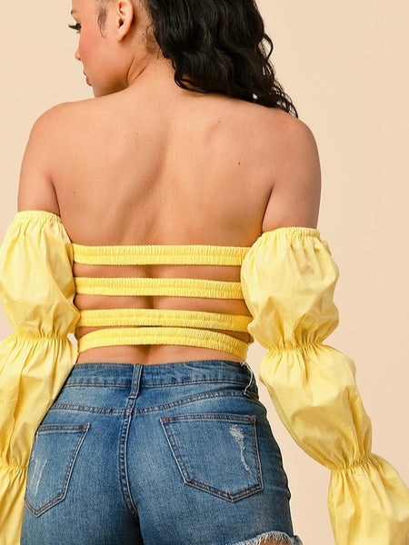 Sweetheart Off Shoulder Sleeve Top