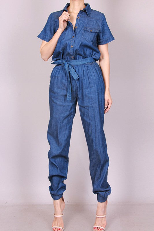 Denim Jumpsuit