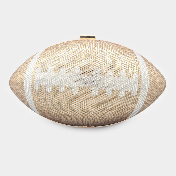 Bling Football Clutch